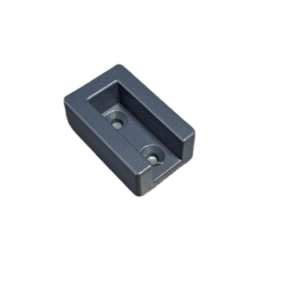 Accesoriu pentru mobilă: Suport metalic pt.bara haine rectangulara antracit. Compatibil cu bucătării, dormitoare, sufragerii și alte piese de mobilier.