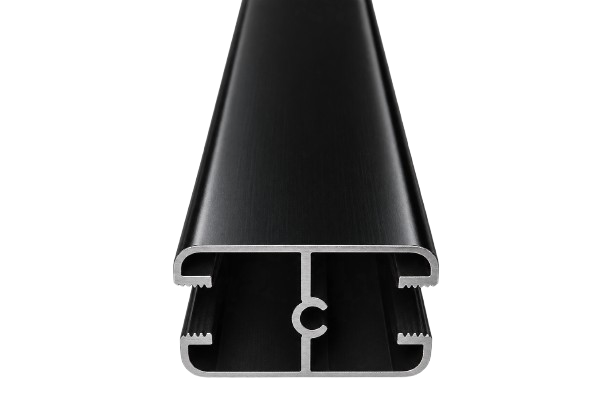 Profil intermediar aluminiu Comandor 1072 -3m finisaj negru