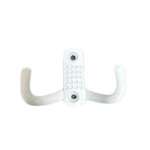 Accesoriu pentru mobilă: Cuier Noktali mic finisaj alb. Compatibil cu bucătării, dormitoare, sufragerii și alte piese de mobilier.