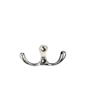 Accesoriu pentru mobilă: Cuier mic finisaj crom lucios. Compatibil cu bucătării, dormitoare, sufragerii și alte piese de mobilier.