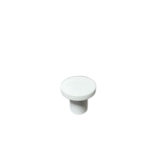 Accesoriu pentru mobilă: Buton GTV Spot finisaj alb. Compatibil cu bucătării, dormitoare, sufragerii și alte piese de mobilier.