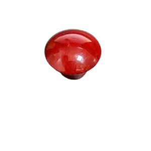 Accesoriu pentru mobilă: Buton sedef plastic rosu. Compatibil cu bucătării, dormitoare, sufragerii și alte piese de mobilier.