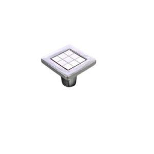 Accesoriu pentru mobilă: Buton metalic madrid crom/crom. Compatibil cu bucătării, dormitoare, sufragerii și alte piese de mobilier.