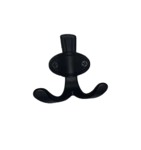 Accesoriu pentru mobilă: Cuier mic Coruna negru. Compatibil cu bucătării, dormitoare, sufragerii și alte piese de mobilier.