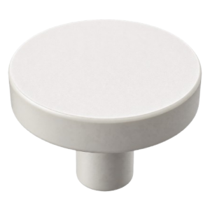 Buton metalic 1081 finisaj alb