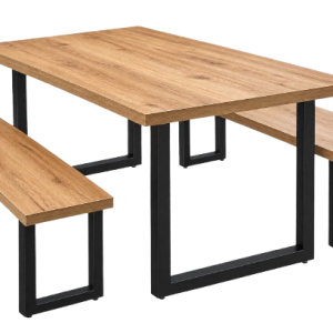 Picior masa Santral H=700mm L=580mm Profil=75x25mm negru